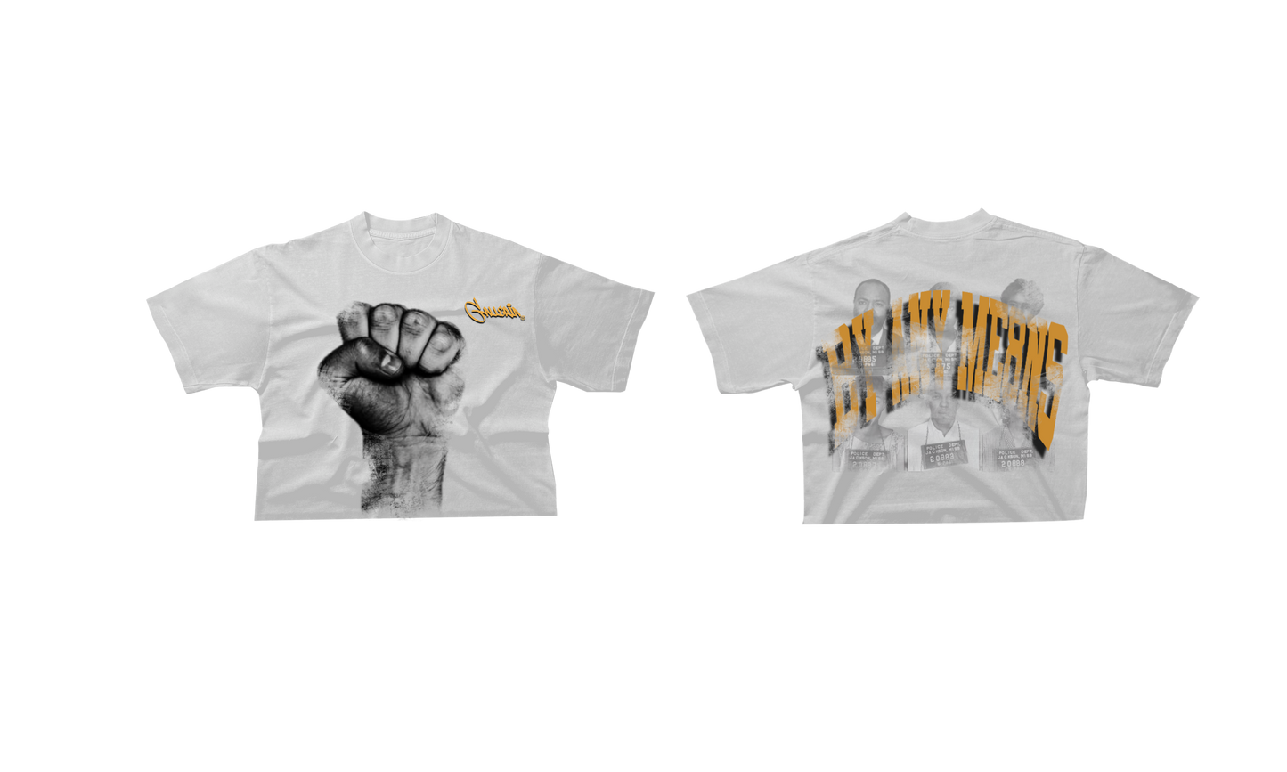 “BY ANY ME8NS” FREEDOM RIDERS TEE